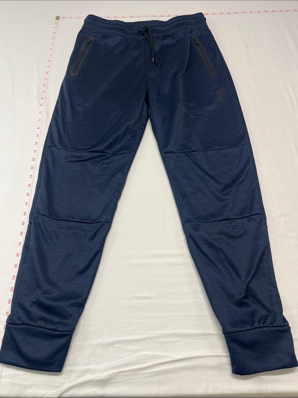 Spyder Men's med Navy blue Performance Joggers with Zippered Pockets sports 1450